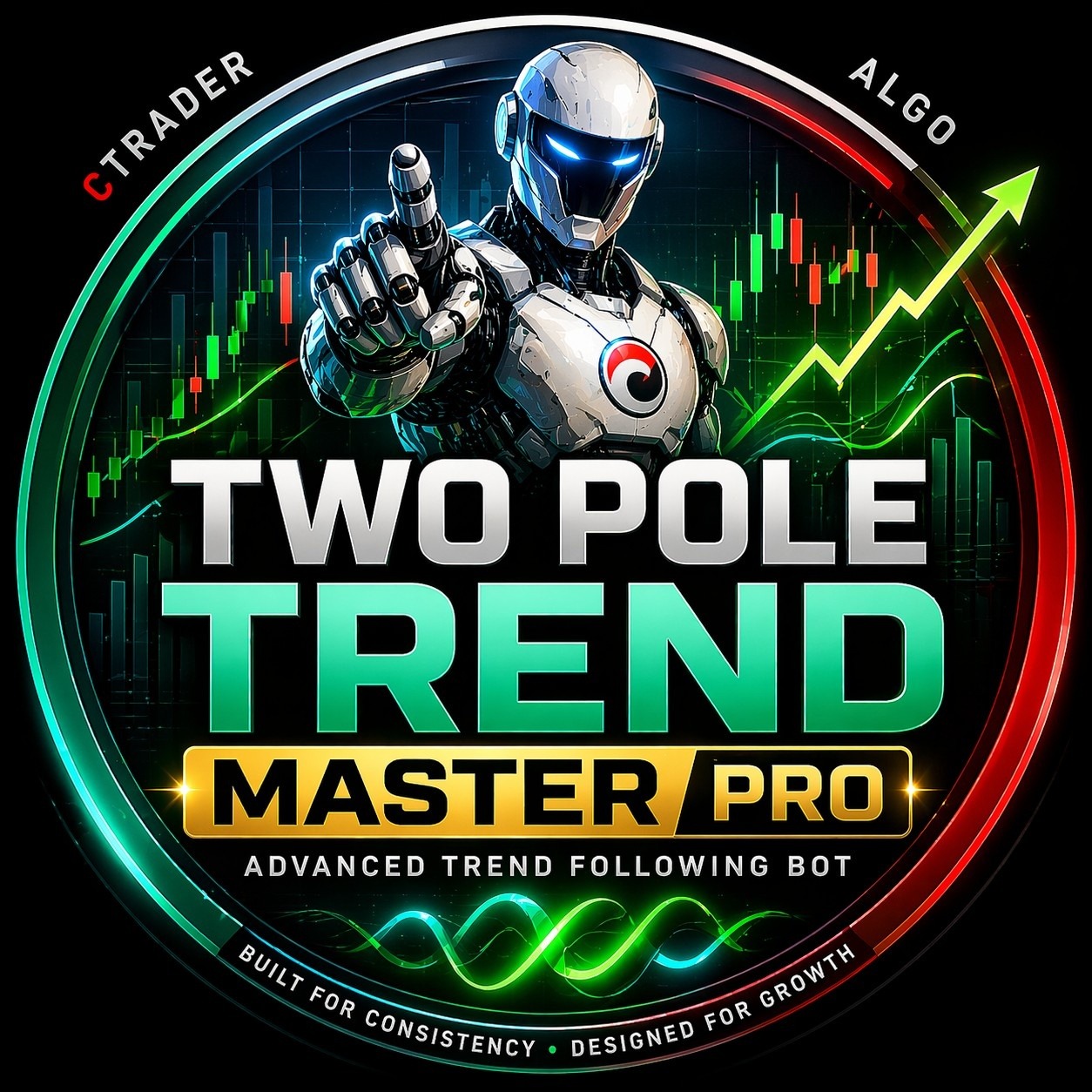 "TwoPole Oscillator Pro – Advanced AI-Driven Trading Robot" logo
