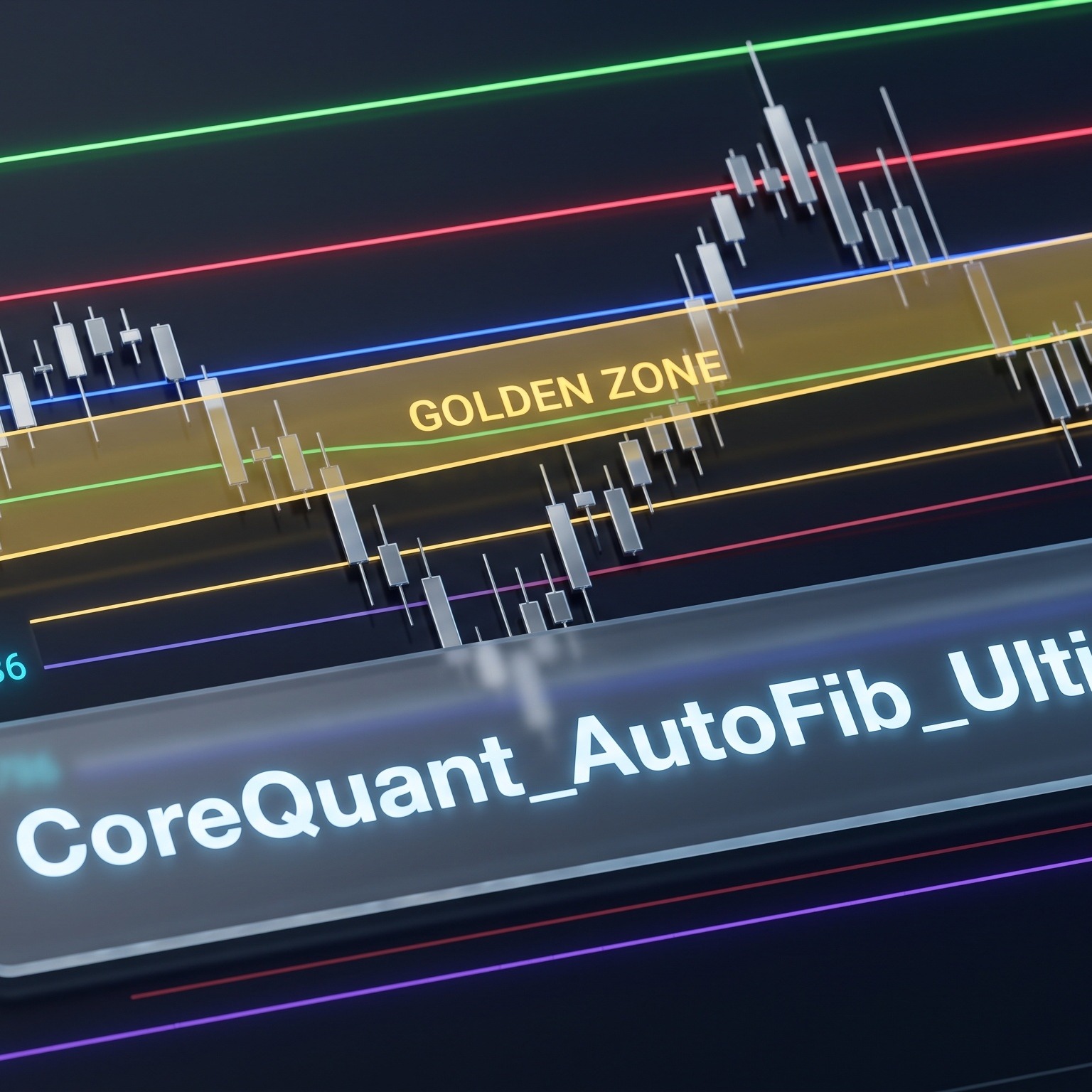 Logo "CoreQuant_AutoFib_Ultimate"