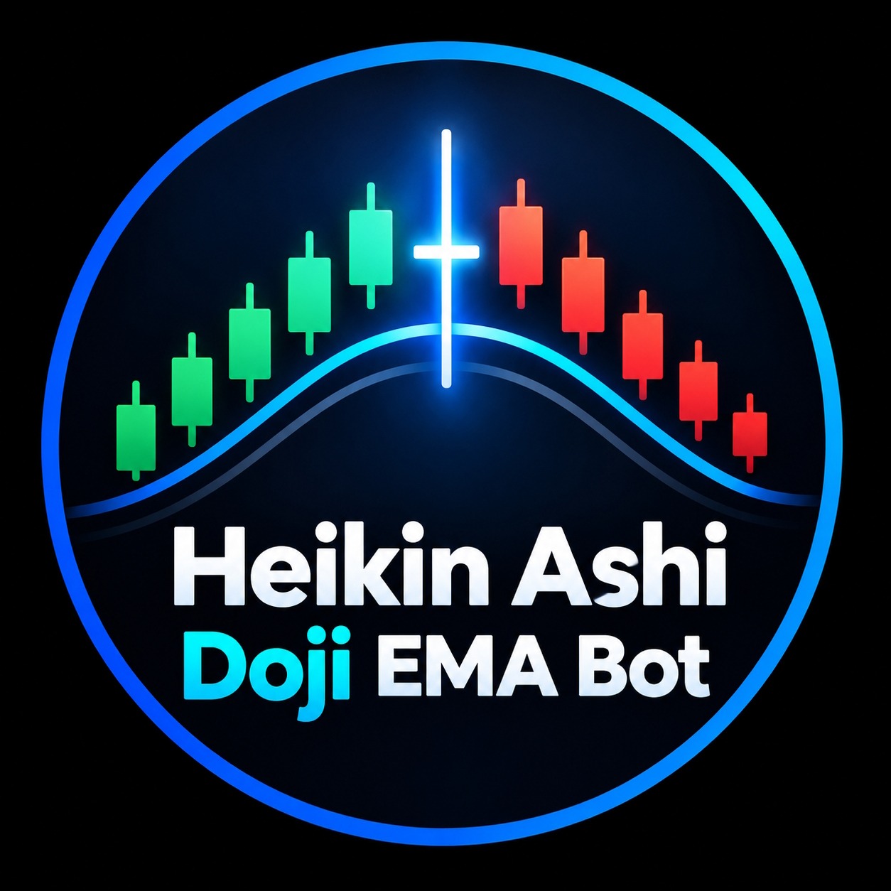 "HeikinAshi Doji Ema Bot" logo
