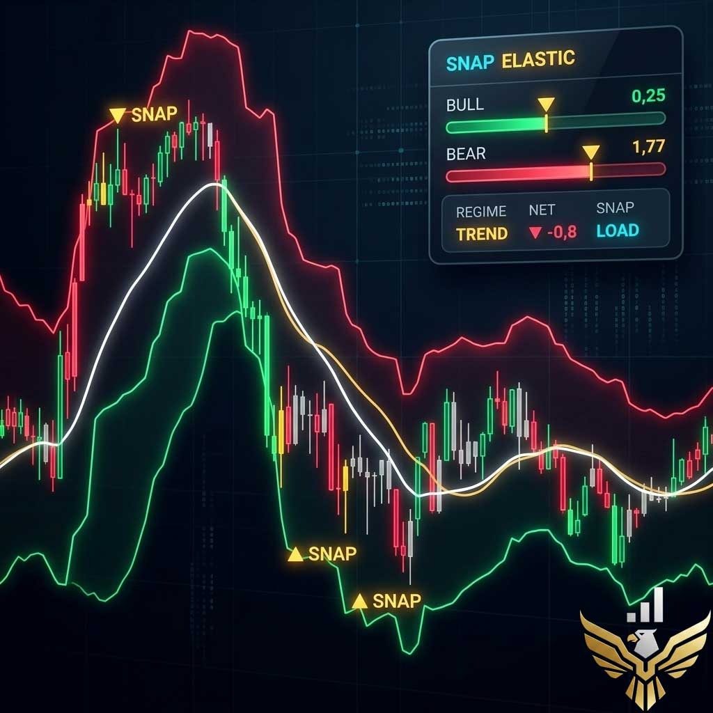 Logotipo de "SnapBackElastic "