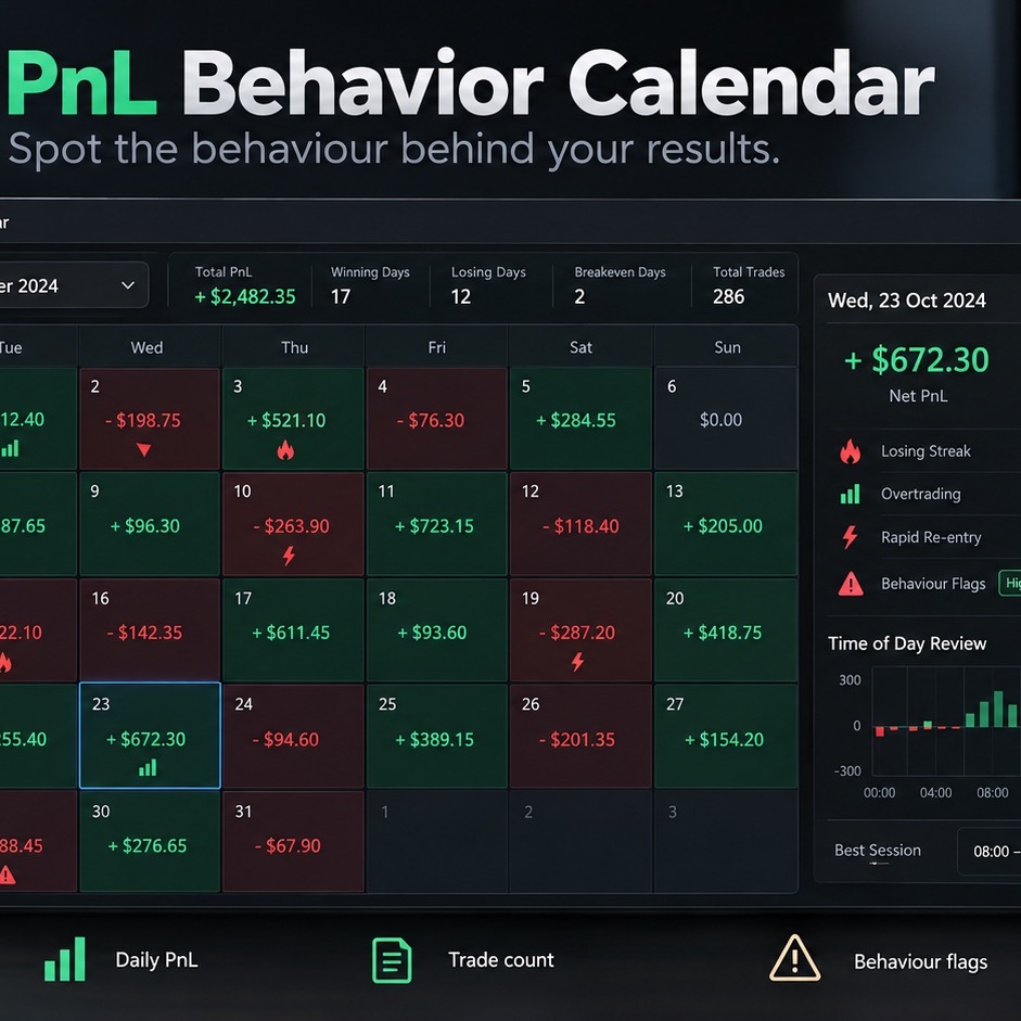 "PnL Behavior Calendar" logo