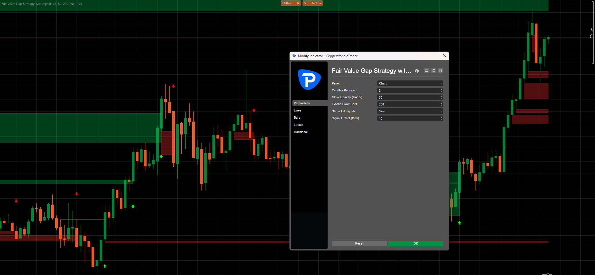 صورة "Fair Value Gap Strategy with Signals" المحملة