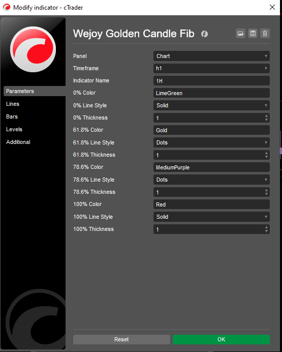 "Wejoy Golden Candle Fib" ภาพที่อัปโหลด