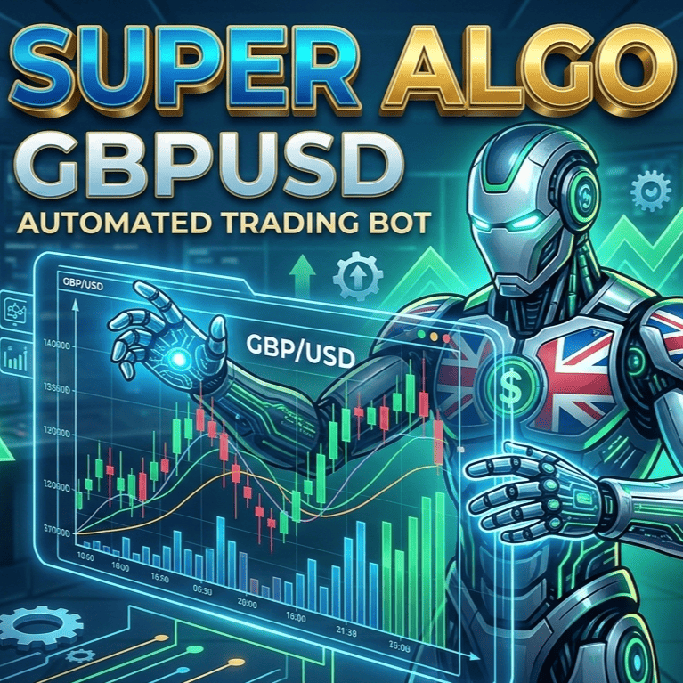 "SuperAlgo GBPUSD" logo