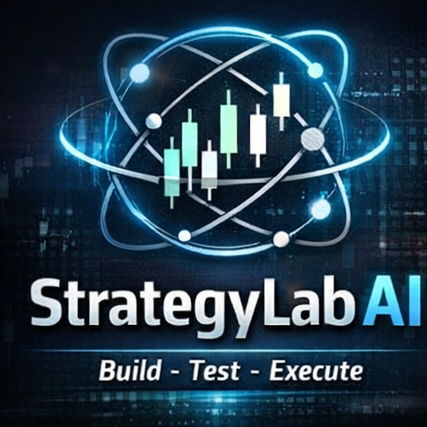 "StrategyLab AI - 2.0" logo