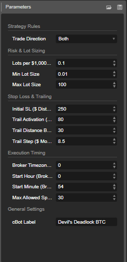 Trading product for Devils DeadLock BT3 cBot Consistent Returns No Overtrading, image 5