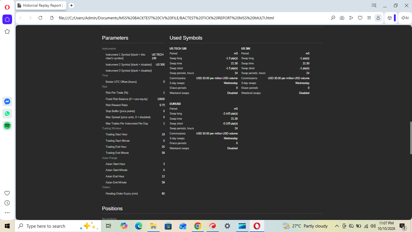Trading product for MSS MULTI-INSTRUMENT cBot Consistent Returns Position Sizer, image 3
