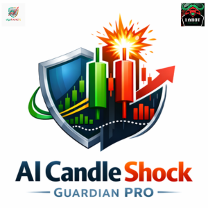 Logotipo de "AI Candle Shock Guardian Pro"
