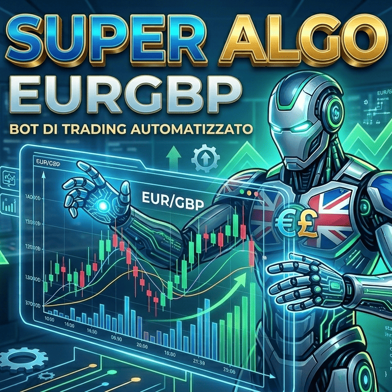 "SuperAlgo EURGBP" logo
