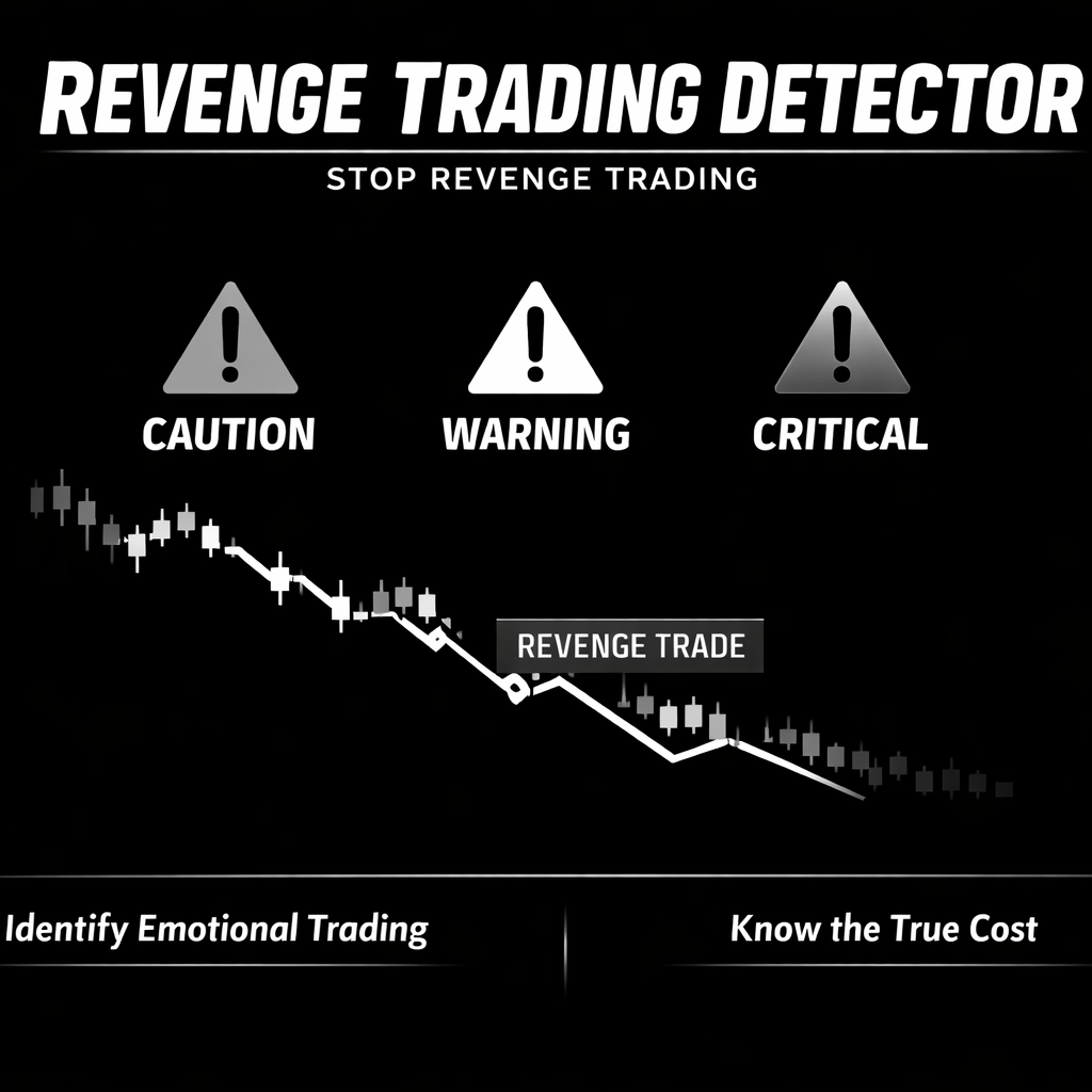 "Revenge Trading Detector" โลโก้