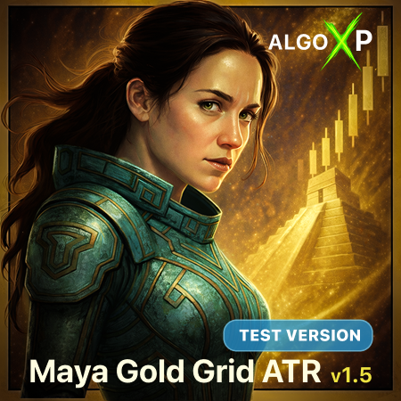 شعار "Maya Gold Grid ATR  -  TEST VERSION"