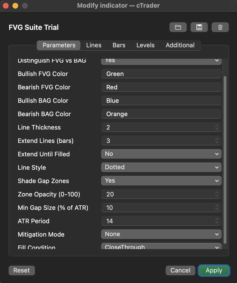 "Fair Value Gap (FVG) Suite" uploaded image