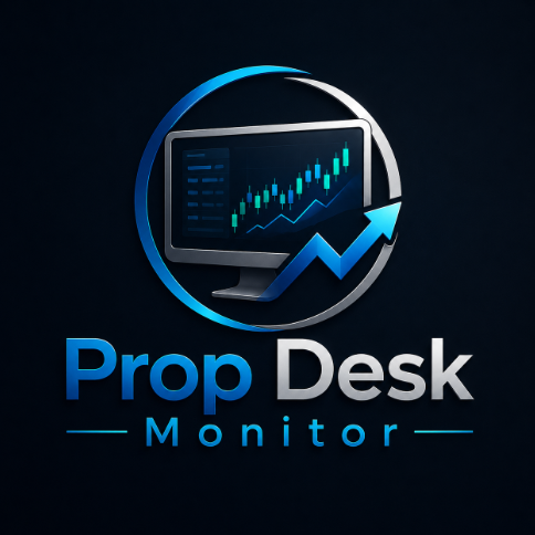 "PROP RISK MONITOR v2" โลโก้