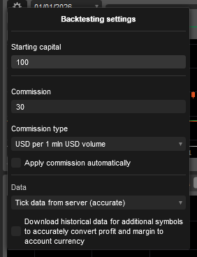 Trading product for Gold Momentum Scalper Pro cBot Position Sizer No Overtrading, image 11
