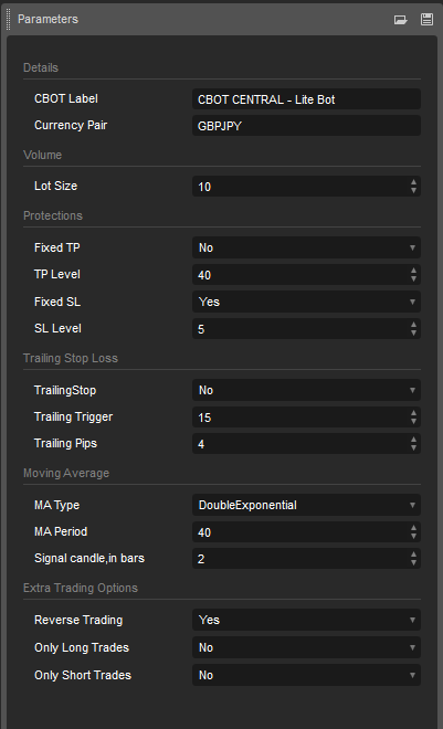 Trading product for CBOT CENTRAL LITE BOT_withSourceCode cBot Fixed Lot Balanced, image 8