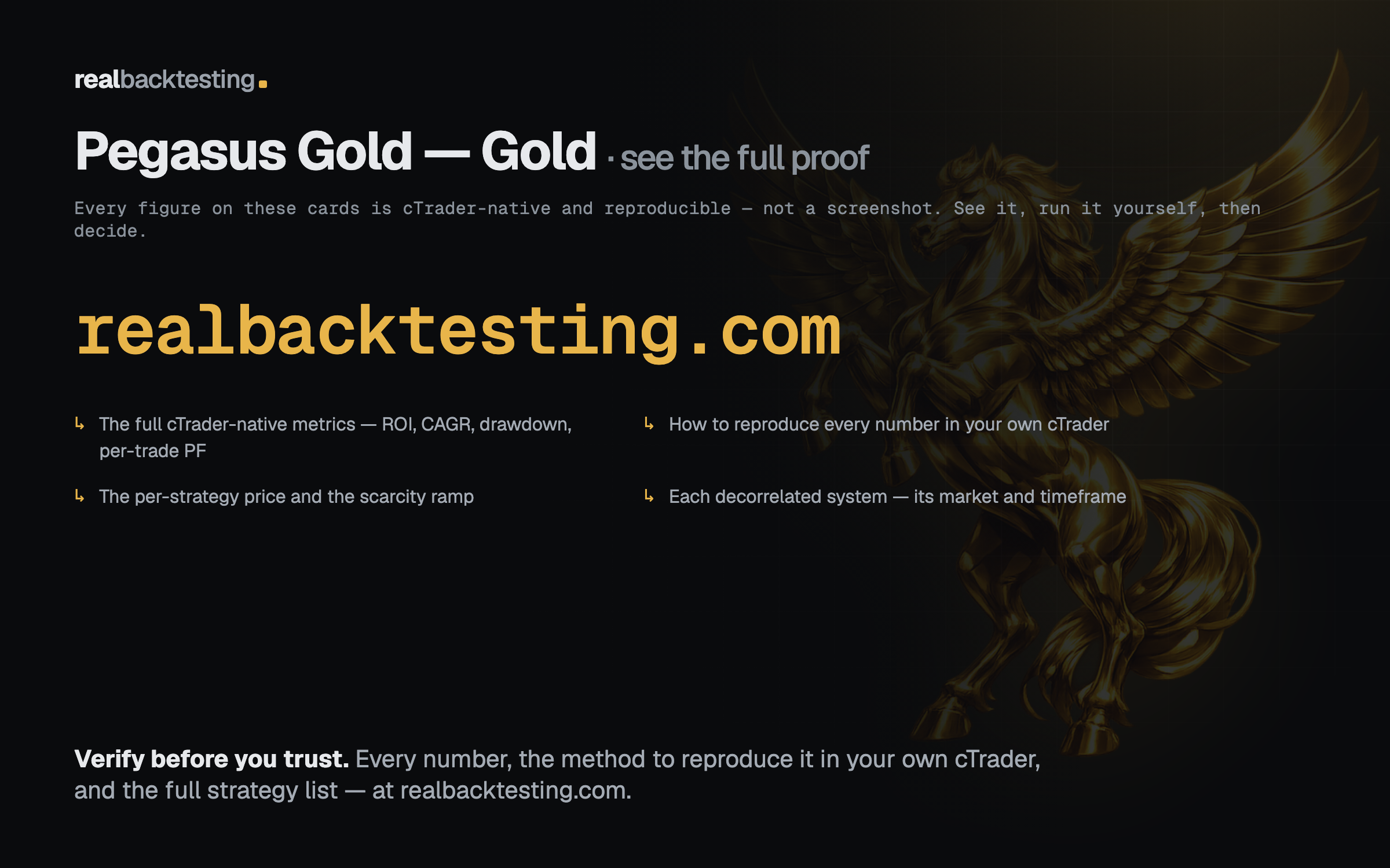 Trading product for realbacktesting Pegasus Gold Free cBot Consistent Returns Stop Loss (SL) Manager, image 7