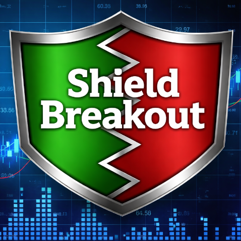 "Shield Breakout 1" 로고