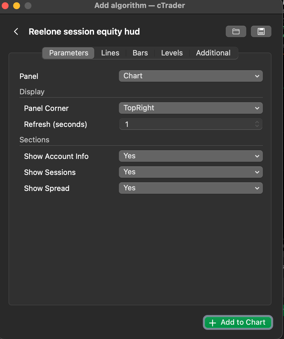 Trading product for Reelone session equity hud Indicator Drawdown Monitor Risk Dashboard, image 2