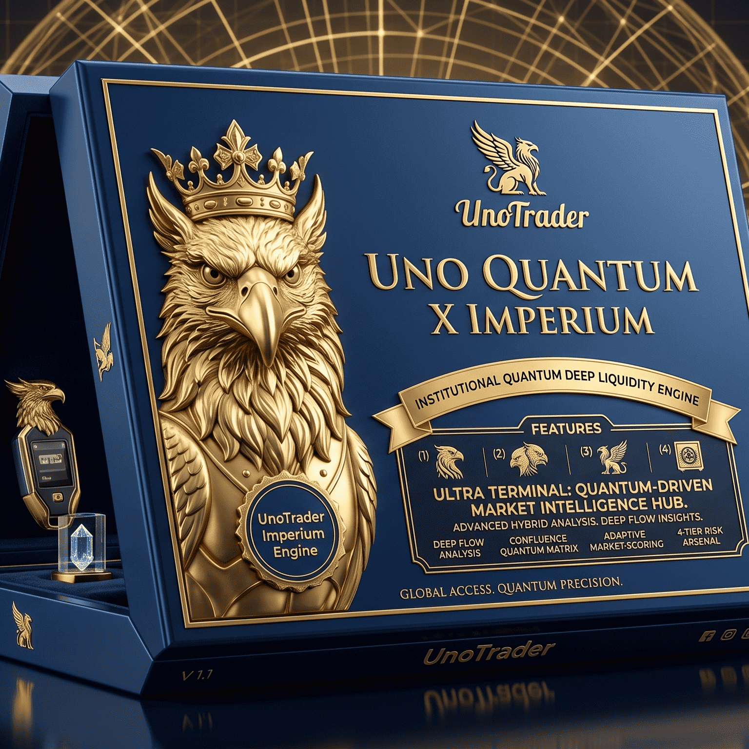 "UNO QUANTUM X IMPERIUM BETA" 로고