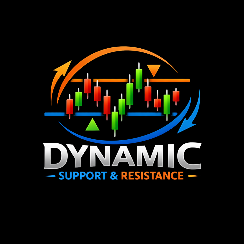 "Dynamic Support Resistance with buy sell signal" 로고
