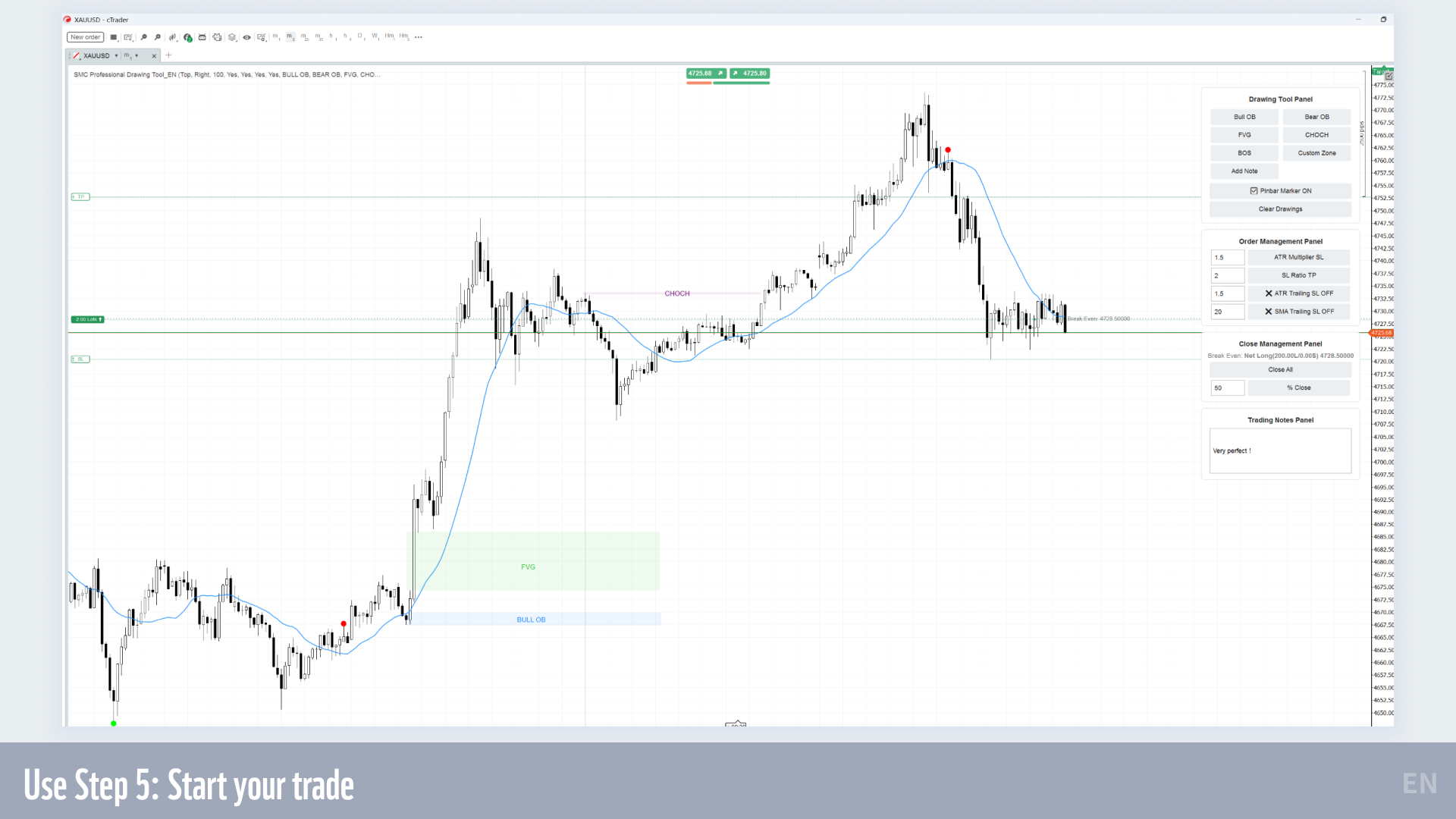 SMC Professional Drawing Tool_EN | Market structure (SMC ...