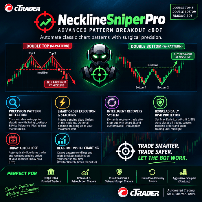 Trading product for Neckline Sniper Pro cBot Consistent Returns Double Top, image 1