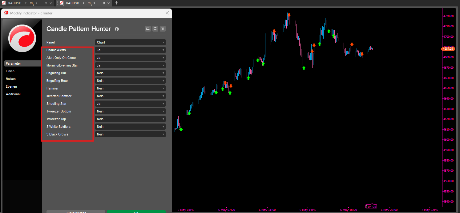 "Candle Pattern Hunter" uploaded image