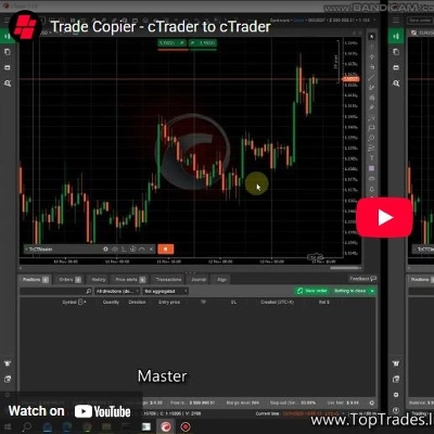 شعار "cTraderTradeCopier"