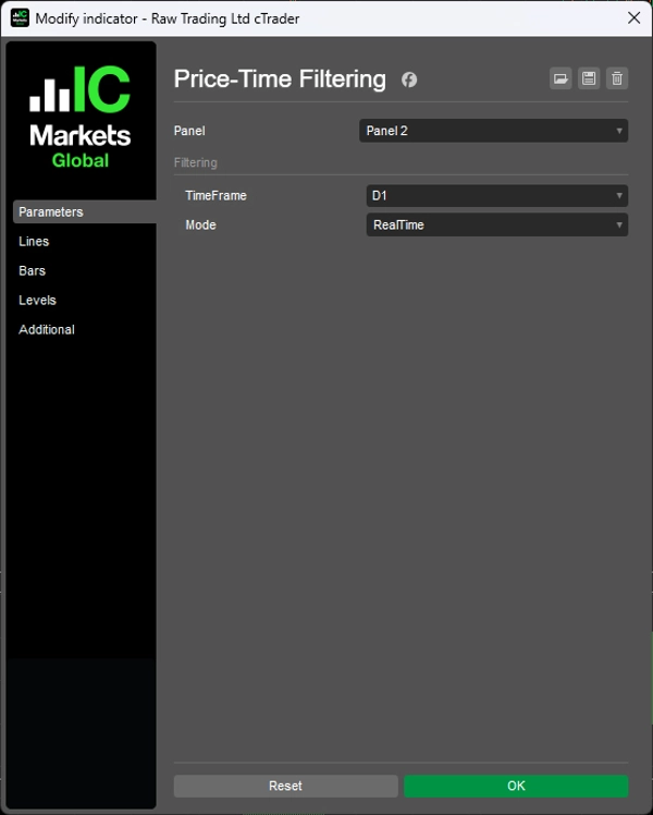 صورة "Price-Time Filtering" المحملة
