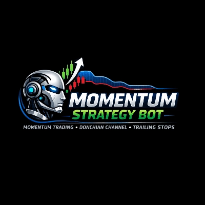 "Momentum Strategy Bot" 로고