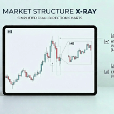 Logo de "Market structure Xray"
