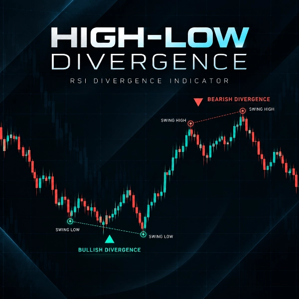 Trading product for High-Low Divergence [Iridio Capital] Indicatore Forex EURUSD, image 7
