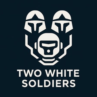 "Two White Soldiers V2" logo
