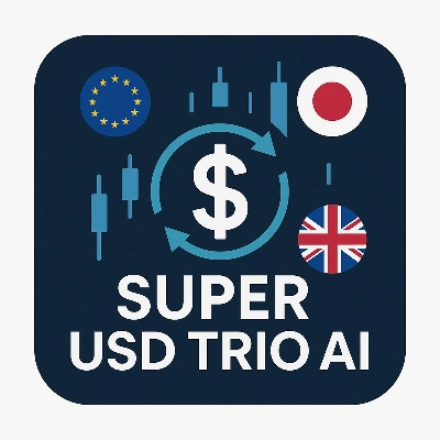 "Super USD Trio AI-LIVE" logo