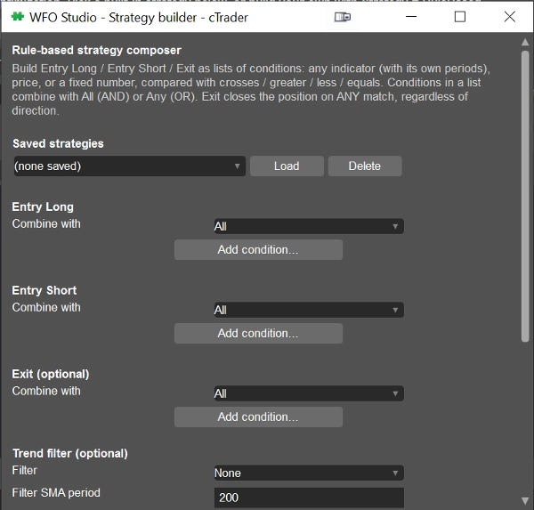 Trading product for WFO Studio Desktop plugin Performance Report, image 2