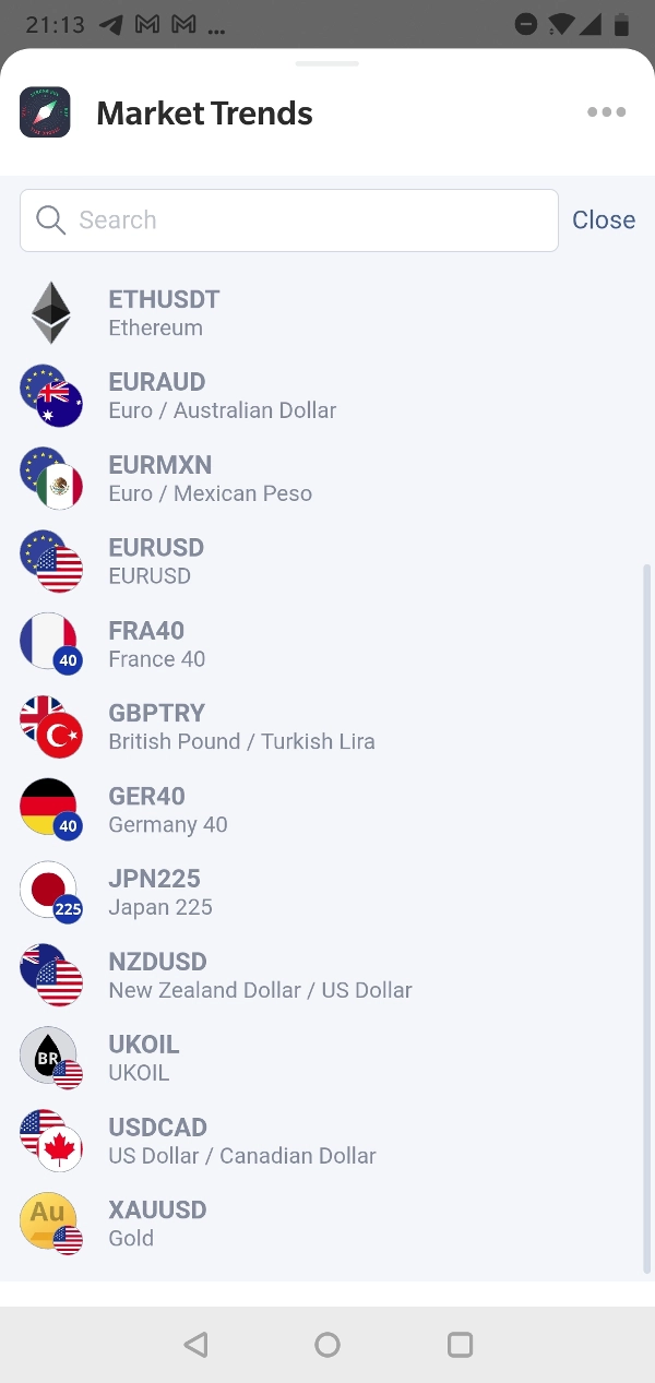 Trading product for Market Trends Subscription Plugin berbilang platform Stop Loss (SL) Manager News Filter, image 5
