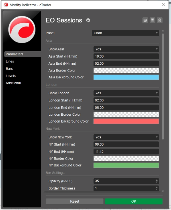 Trading product for EO Sessions Indicator Premium/Discount  Key Levels, image 3