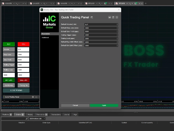 "Quick Trading Panel" uploaded image