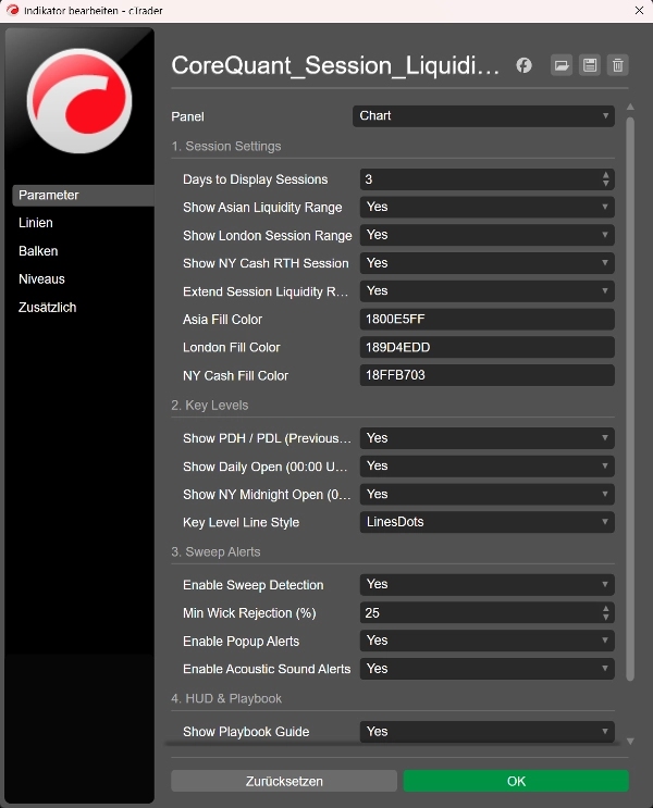 Trading product for CoreQuant_Liquidity_Map_Pro Indikator Key Levels Pin Bar, image 6