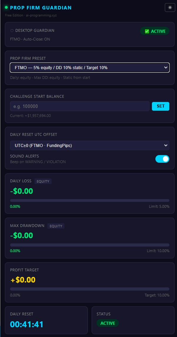Trading product for Prop Firm Guardian v.2 Multi-platform plugin Prop Forex, image 4