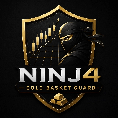 شعار "NINJ4 XAU Basket Sentinel"