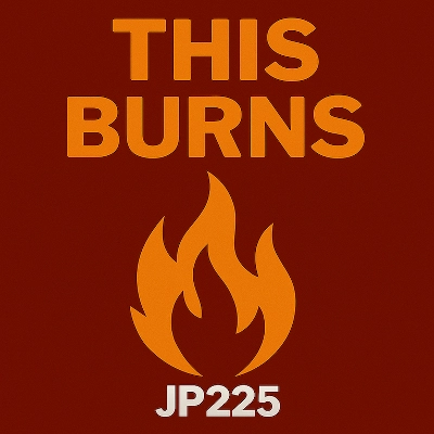 Logo „THIS BURNS JP225 INDICATOR”