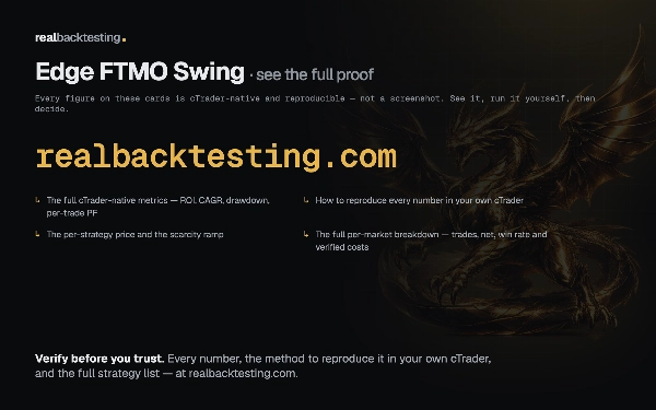 Trading product for realbacktesting Edge FTMO Swing cBot Consistent Returns No Overtrading, image 7