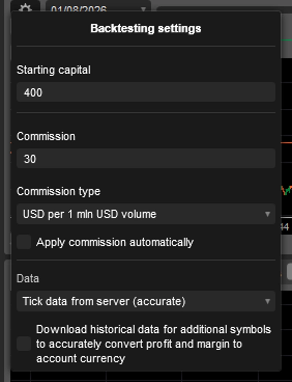 Trading product for Adx Ema Retest Bullion Pro cBot ADX Fixed Lot, image 3