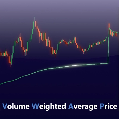 "VWAP Volume Weighted Average Price" 로고