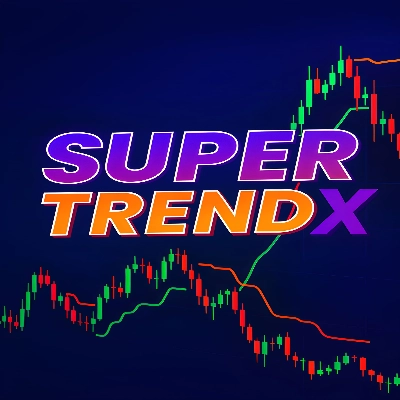 "Super trend X" logo