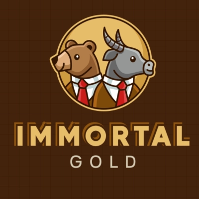"Immortal Gold PropFirm Edition" logo