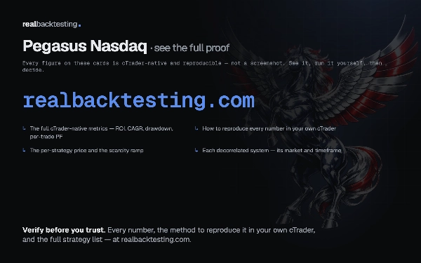 Trading product for realbacktesting Pegasus Nasdaq Free cBot Consistent Returns Stop Loss (SL) Manager, image 7