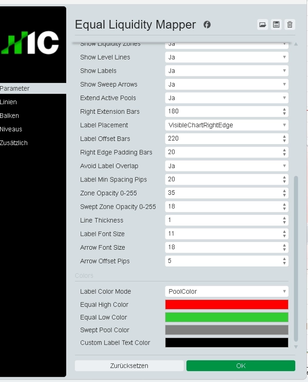 Trading product for Equal Liquidity Mapper Indicator Key Levels MSS, image 3