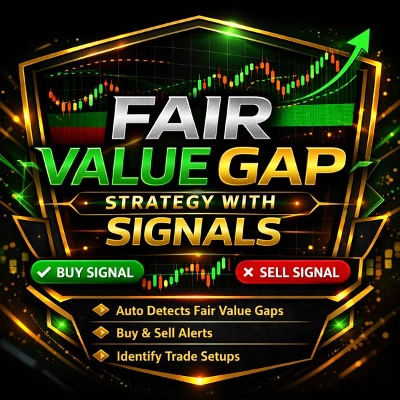 「Fair Value Gap Strategy with Signals」ロゴ